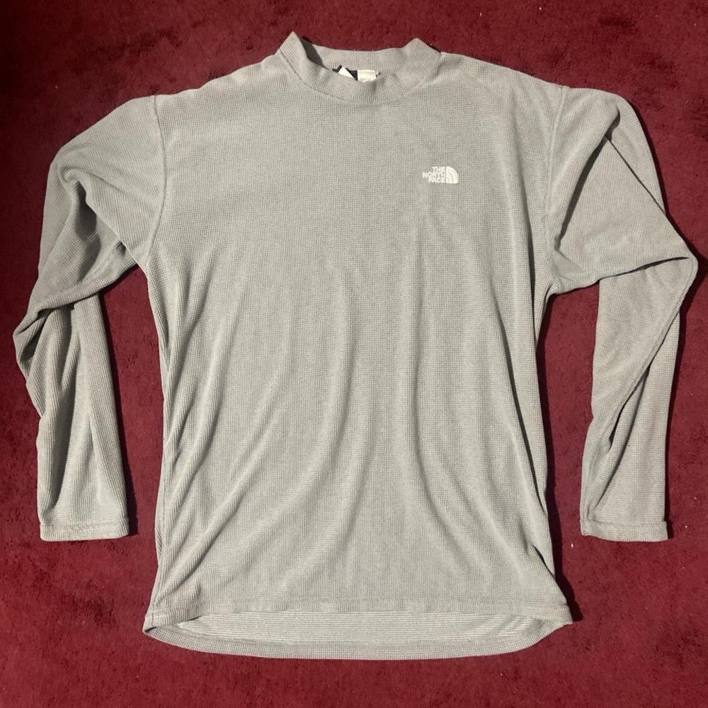Grey XL The North Face Thermal Long Sleeve Shirt Size: